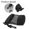 2Pack Golf Ball Storage Bag，Black Golf Ball Pouch Bags with