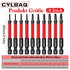 Pack of 10 Triangle Screwdriver Bits 65 mm, CYLBAQ Hex
