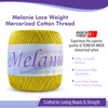 Melanie Lace Weight Crochet Yarn - Mercerized Cotton Yarn with