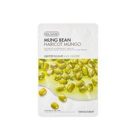 The Face Shop's Green Bean Mask Sheet 20g / 더페이스샵 갈아만든 녹두 마스크시트 20g