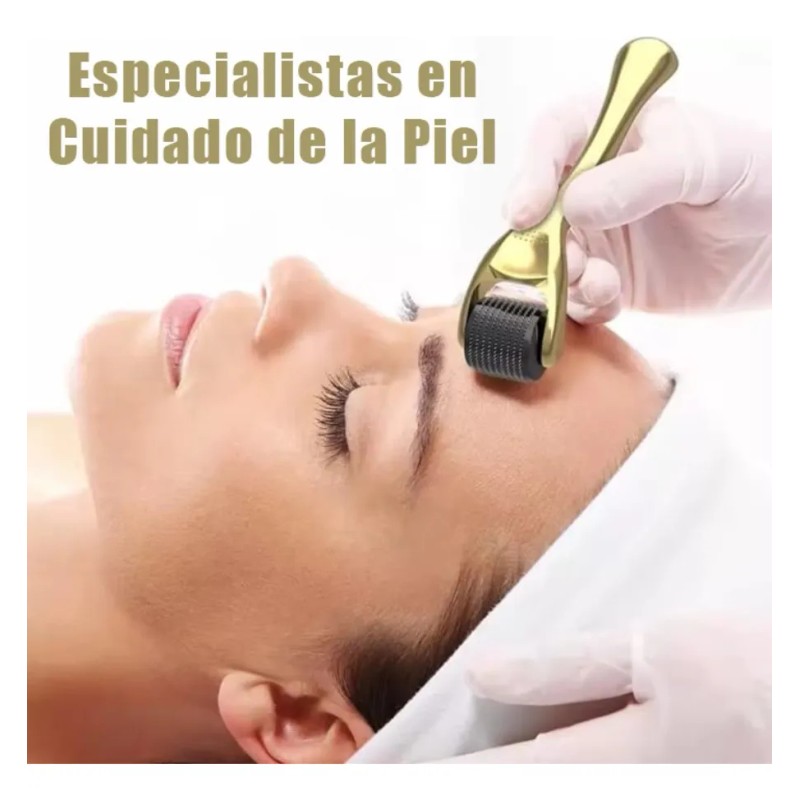 2 Piezas Dermaroller 0.25 Mm Barba Facial Cabello Ra01 Am7
