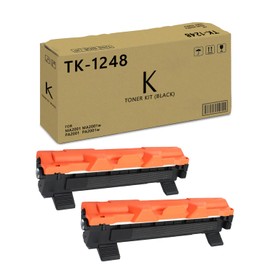 TK1248 Compatible with Kyocera TK 1248 TK1248 for Kyocera PA2001w PA2001 MA2001w MA2001 Printer (Pack of 2) Black