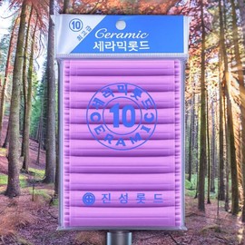 Orive Dyeing Brush Dyeing Towel Jinseong Self Perm Ceramic Hair Rod No. 10 1 Pink / 오라이브 염색브러시 염색용타올 진성 셀프파마 세라믹 헤어 롯드 10호 1개 핑크