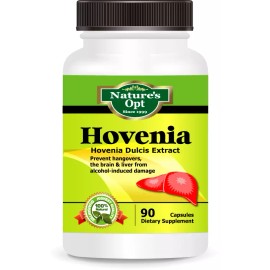 Nature's Opt Hovenia Extract, Prevent hangovers, brain & liver from alcohol-induce