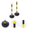 Cones Black Barrier Lot Area or Lot, Cone Construction Rod