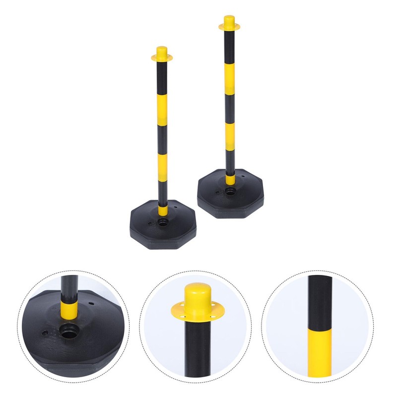 Cones Black Barrier Lot Area or Lot, Cone Construction Rod