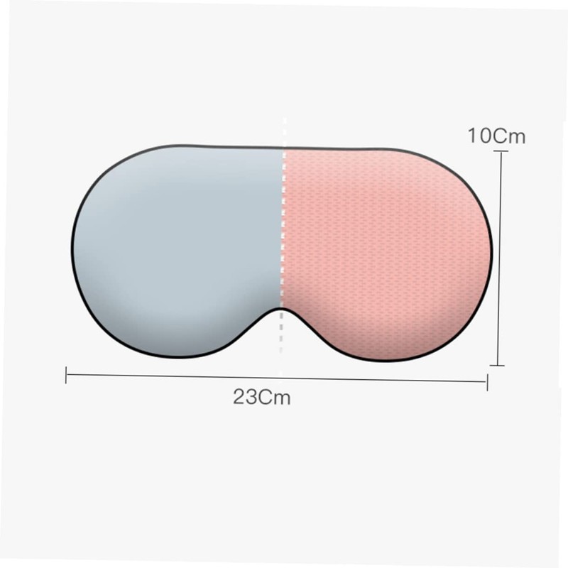 TOVINANNA 1Pc Dual Sided Shading Eye Mask Use Silk Eye
