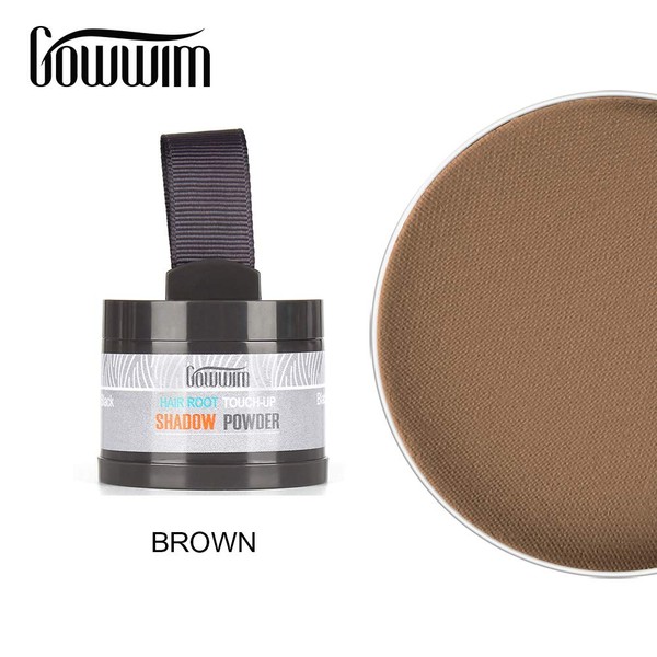 gowwim Root Touch Up,Hair Powder Hairline Color Shadow,Instantly Root Concealer Powder to Cover Up Roots,0.14oz,4g.