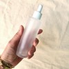 Luxury translucent dropper container cosmetic glass empty bottle 100ml / 고급 반투명 스포이드 용기 화장품 유리 공병 100ml