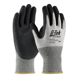 PIP 16-350/XL G-Tek Salt and Pepper Micro-Surface Grip Gloves with HPPE Fiber, XL Size (Pack of 12)