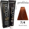 Profesia Color Permanent Professionelle Haarfarbe 7/4, 100 ml
