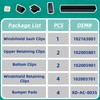 Drive-up Golf Cart Windshield Retaining Clips Kit for Club Car