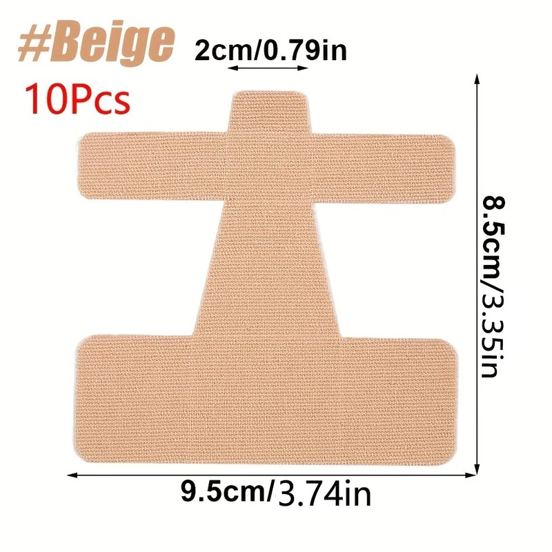 Precut Kinesiology Tape for Bunion Support – 10 Breathable Cotton