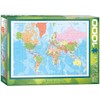 EuroGraphics Modern Map of The World Puzzle (1000-Piece)
