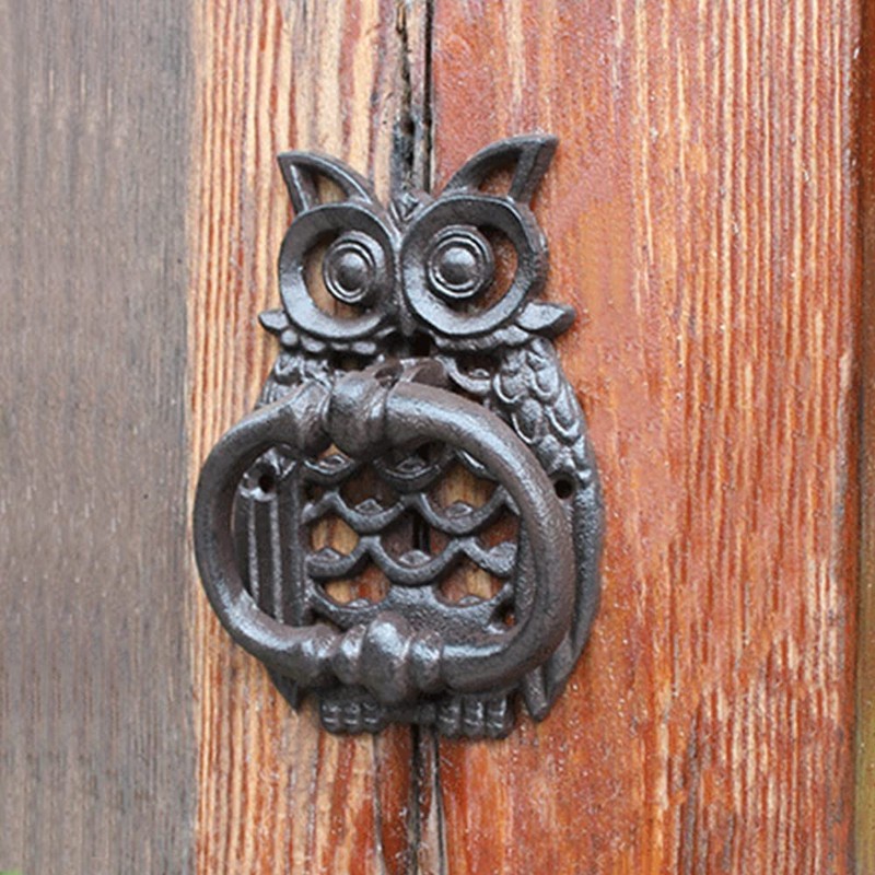 HIGHAWK Door Knocker Antique Decoration Animal Decoration Cast Iron Retro