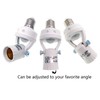 TWDRTDD Motion Sensor Light Socket,PIR Motion E26 Screw Bulb Adapter,