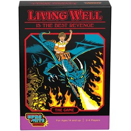 Cryptozoic Entertainment Living Well is The Best Revenge: Steven Rhodes Games VOL. 2 - Dark Retro Dice Card Game, Ages 14+, 2-4 Players, 15 Mins