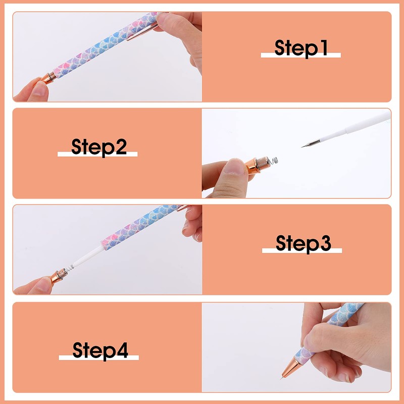 ASTER 2 Pcs Air Release Weeding Pen, Retractable Pin Pen