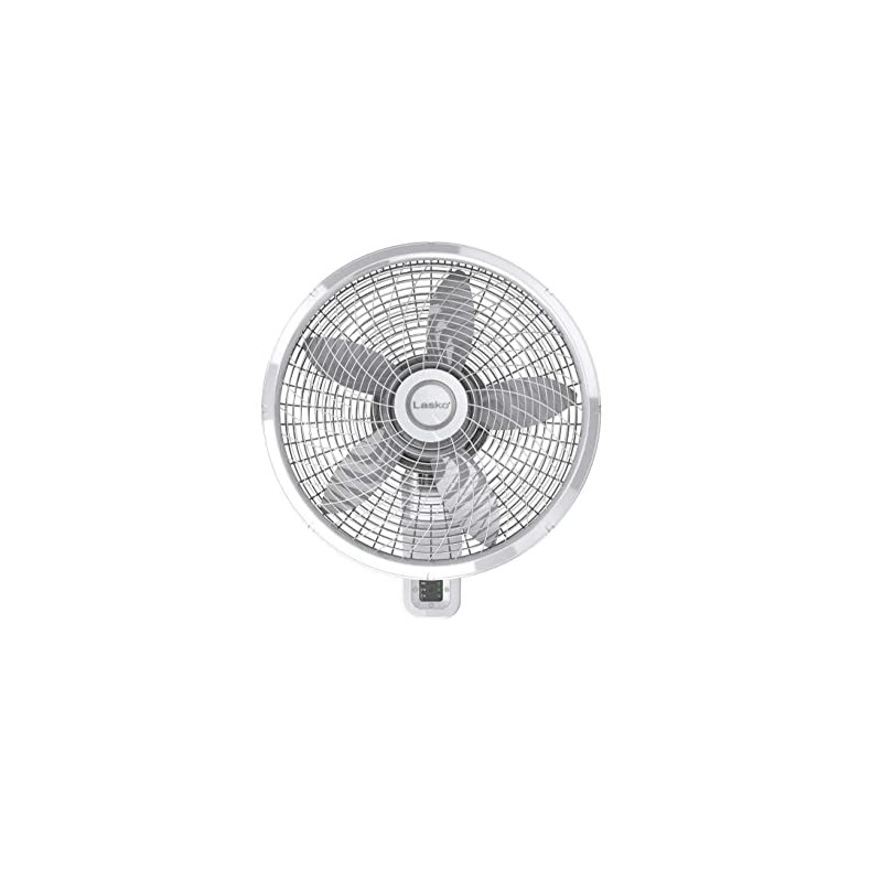 Lasko Lasko-18 Oscillating Wall-Mount W/Remote, 3-Speed (M18950) Household Fans, Standard