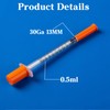 Pack of 20pcs 0.5ml Plastic Tube 30G Multi-Purpose Measuring Tools