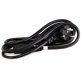 Monoprice Power Cord - CEE 7/7 SCHUKO (Europe) to IEC 60320 C13, 18AWG, 5 Amps, 1250 Watts, 250 Volts, 3-Prong, H05VV‑F 3G Jacket Material, 6 Feet, Black