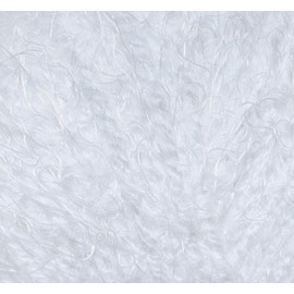 Estako Downy 40% premium acrylic and 60% polyamide Soft DK - Light Worsted #3 Fuzzy Yarn for Crocheting and Knitting 3.52 oz (100 gr) 267 Yds (245 m) (8110 - White)