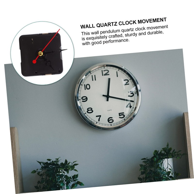 TEHAUX 1 Set Silent Wall Clock Mechanism Kit with Replacement