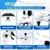 TMANGO Rechargeable Head Magnifier with 4 LED Lights and 5