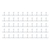 50Pcs Flat Jaw Pinchcocks Stainless Steel Strong Clamping Rustproof Latex