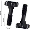 2PCS Plastic Fixing Screw Black for Garden Swing Canopy Frame