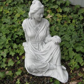 Stoneworks Quan Yin Garden Statue 17”H