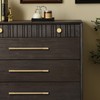 RZDEAL 2pcs Solid Brass Gold Cabinet Pulls, 10 Inch Hole