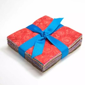 My Quilt Shop 102 Farm Flowers pre cut charm pack 5" squares 100% cotton fabric quilt