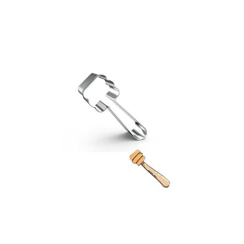 WJSYSHOP Honeycomb Stick Honey Dipper Stirrer Stick Cookie Cutter