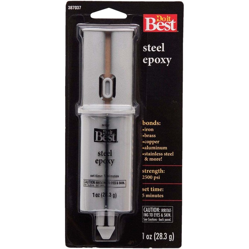 Do it Best Steel Epoxy Syringe, 1OZ STEEL EPOXY SYRINGE