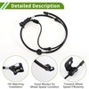 HOPESPANNER ABS Raddrehzahlsensor hinten links ABS Sensor Antiblockiersystem Sensor Nr.