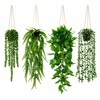4 Pack Artificial Hanging Plants for Home Decor – Lush