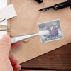 2Pcs Stamp Tweezers Flat Paddle End Style Stamp Tongs Curved