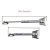 2 Pack 120N/26LBS DIY Drop Down Gas Struts for Downward