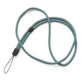 trage.band® Long Adjustable Neck Strap Black/Blue