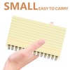 Lurrose 3Pcs Colorful Index Cards Notebooks 4.9X3 Inch Small Spiral
