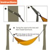RNHDLY Pack of 2 Hammock Attachment 2 m x 2.5