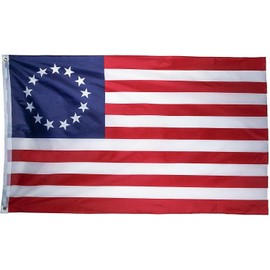 US Betsy Ross Flag 3X5 Ft American USA Historical 13 Star Flag Outdoor Indoor