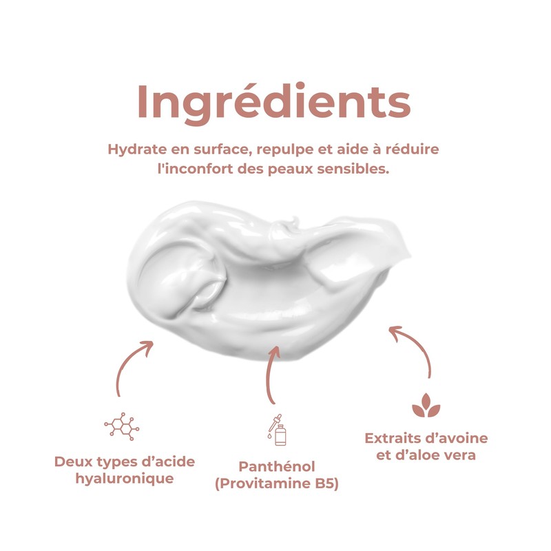 SOSKIN - Hyaluron-Serum 2PM – intensive Feuchtigkeitsversorgung +74 % in