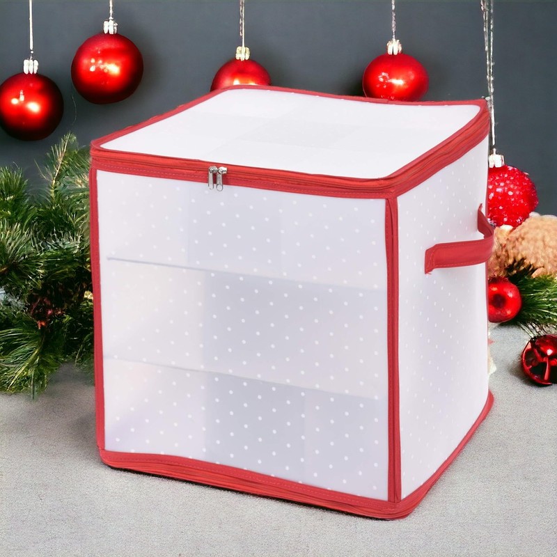 MIJOMA Storage Box, Organiser Box, Christmas Organiser for Christmas Tree