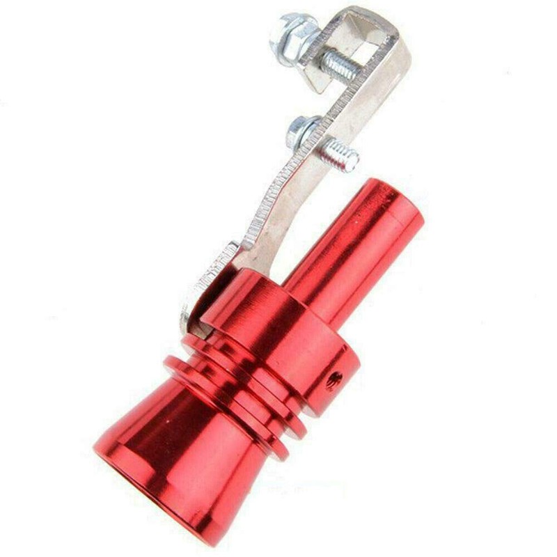 LanCo Turbo Whistle Exhaust Pipe BOV Simulator Valve Aluminium Red