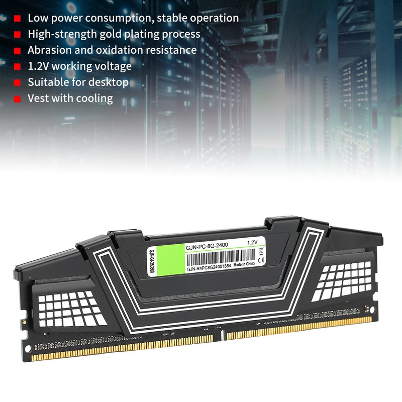 Memory Module Desktop with Cooling Vest Universal Computer Components 8G