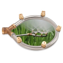 Omabeta 1PCS 5 Head Adjustable Circular Irrigation Sprinkler Misting, G1/4 inch Female Thread Garden Sprinkler for Garden Watering Irrigation Cooling Dust Removal,13x10x3cm/5.1x3.9x1.2in