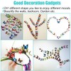 Heansun 80 PCS Butterfly Wall Decor Waterproof Removable Reusable Wings