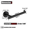 JQK Toilet Paper Holder Oil Rubbed Bronze, 5 Inch 304